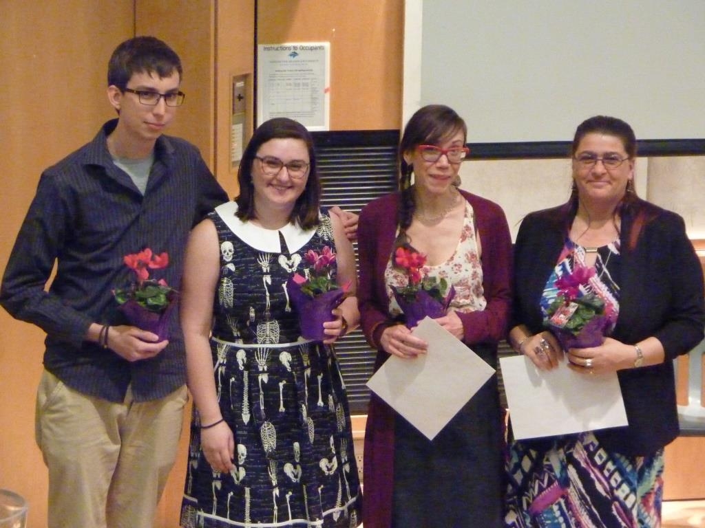 2018 Anthropology Award Recipients: Simon, Melissa, Chantelle, and Carrie 2018 Anthropology Award Recipients: Simon, Melissa, Chantelle, and Carrie