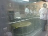Olive oil cake in the oven, Day 2, at Giglio Cooking School.