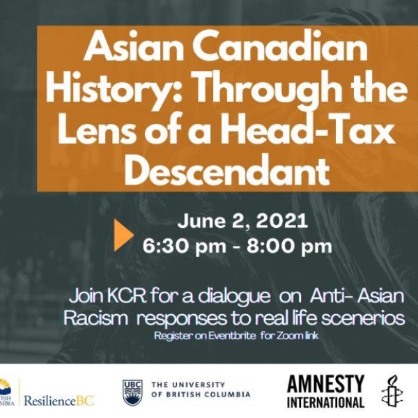 Promo for Anti-Asian Racism Event