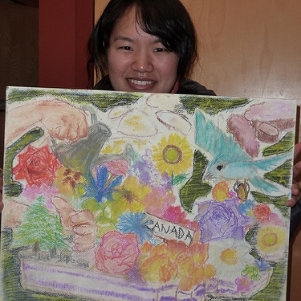 Diversity in bloom Hotaru and her representation of Canada and its diversity.