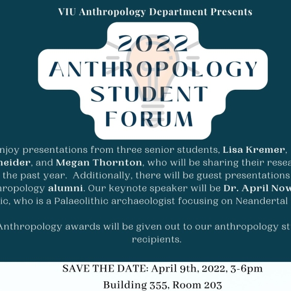 2022 Anthropology Student Forum - April 9