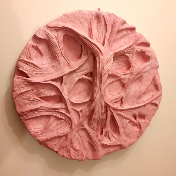 Malcolm van de Voort, Flesh, air dry clay and acrylic paint