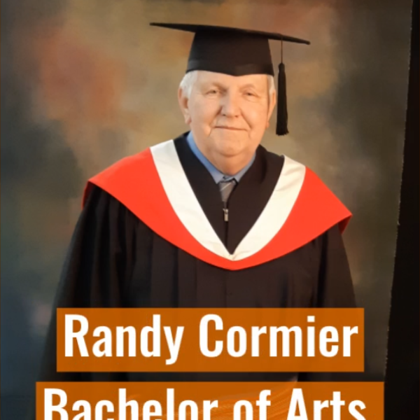 Randy Cormier, 2021 Valedictorian, Semélshun Aboriginal Grad Recognition Ceremony