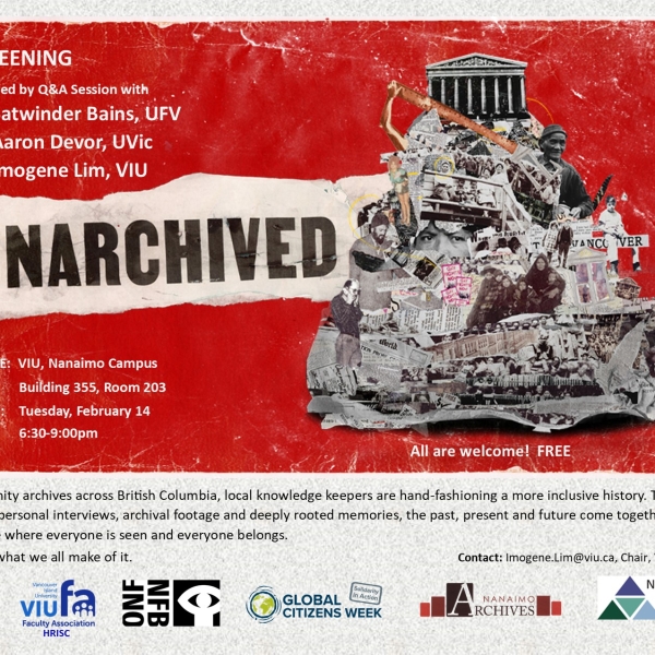 Unarchived Screening Flyer, Nanaimo - Feb 14