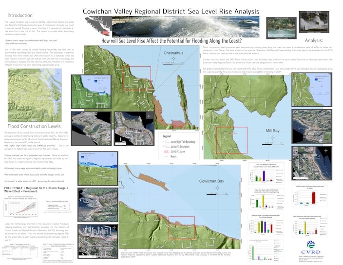 Cowichan Valley Regional District Sea Level Rise Analysis Image