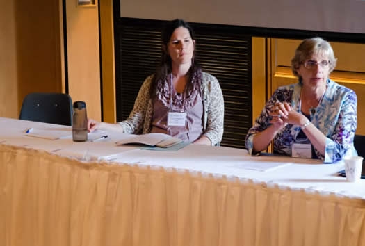 WRNC 2014 Panelists Tania Smethurst and April DeVoy
