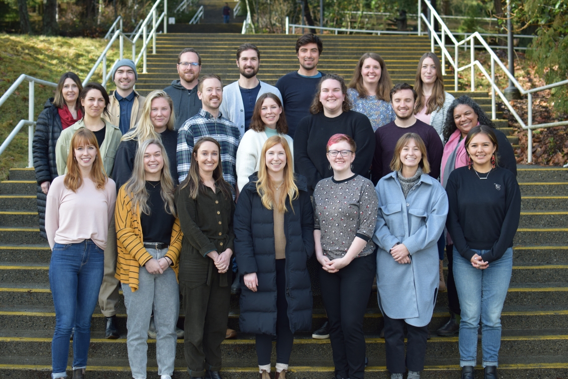 An image of the 2022 Cohort of the VIU Master of Community Planning program
