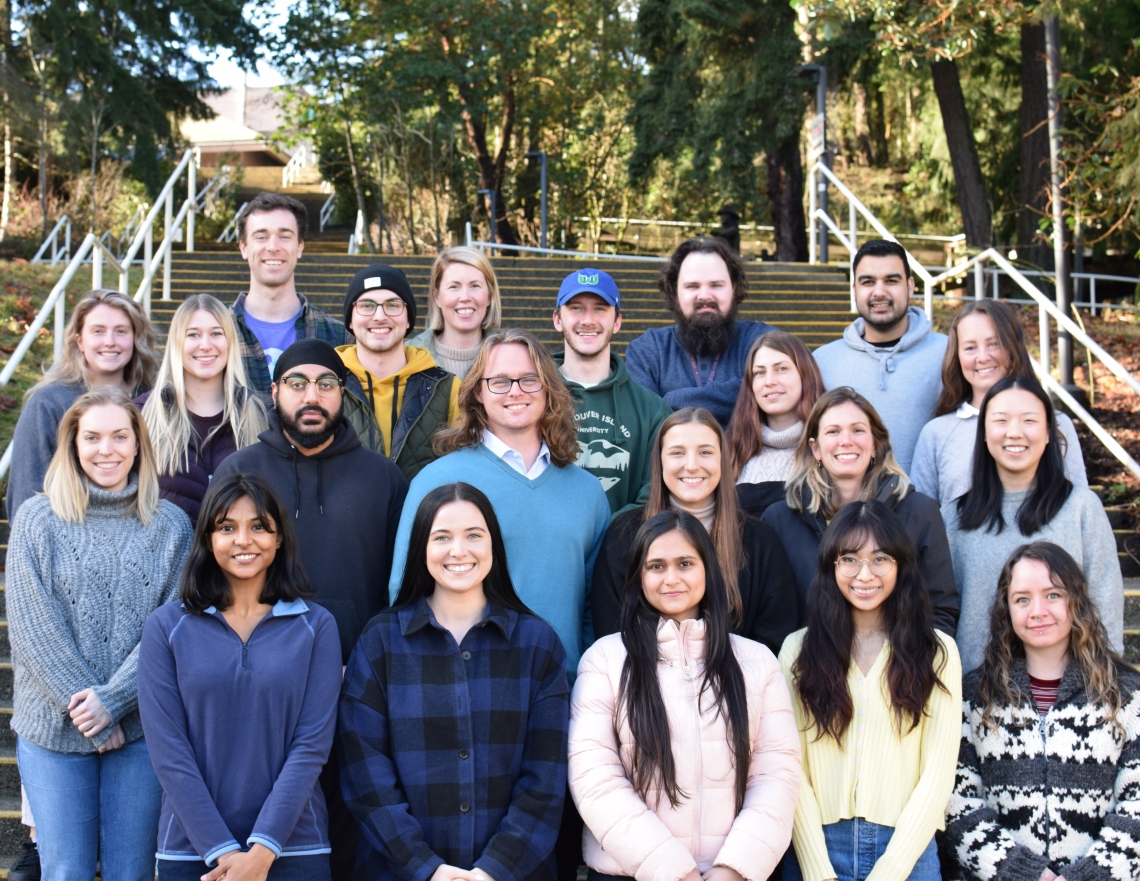 An image of the 2023 Cohort of the VIU Master of Community Planning program