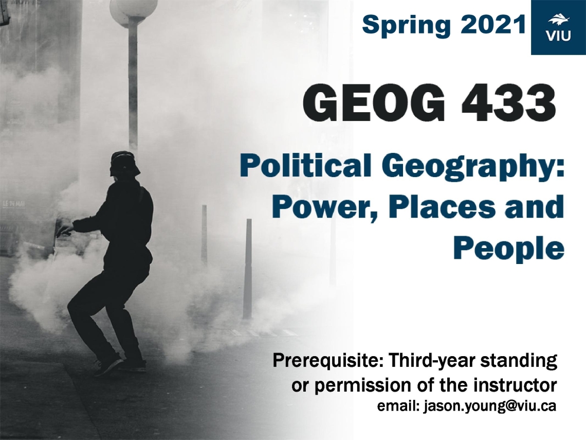 GEOG 433, Spring 2021 poster
