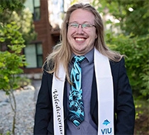 VIU Philosophy Major Graduate, Jaden Welsh