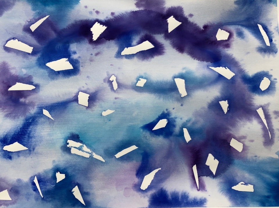 Alex Waite, My Sadness, watercolour