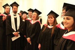 Anthropology grads ready for show time.