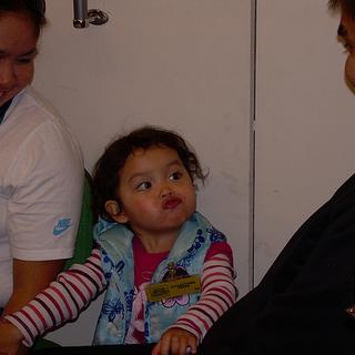 Youngest VIU student in ANTH 121 A young "VIU student" participating in the ANTH 121 field trip to the Royal BC Museum. 
