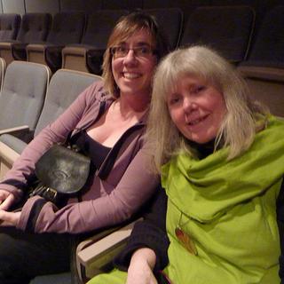 Colleen & Helene Two of our ANTH faculty in the audience.