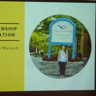 Image from Chelsea Forseth's internship at Nanaimo Museum presentation
