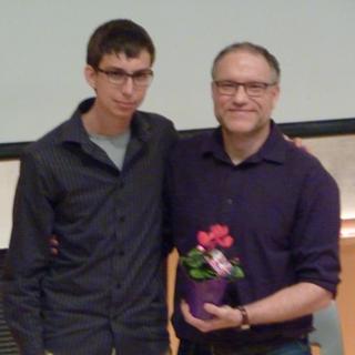 Simon Van Barneveld, the 2018 Dorothy Young Excellence in Archaeology Award recipient.