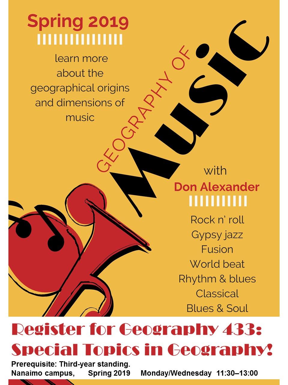 Geog 433 course poster